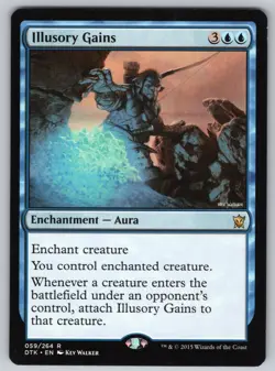 Illusory Gains R Dragons of Tarkir #59 NM Normal - Image 1