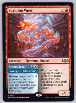 Scalding Viper R Wilds of Eldraine #235 NM Normal - Image 1