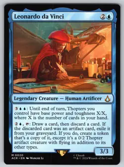 Leonardo da Vinci M Universes Beyond: Assassin's Creed #20 NM Normal - Image 1