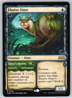 Elusive Otter (Showcase) R Wilds of Eldraine #289 NM Normal - Image 1