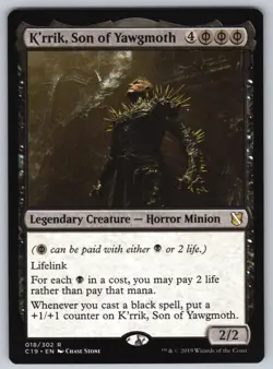 K'rrik, Son of Yawgmoth R Commander 2019 #18 NM Normal - Image 1