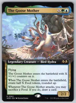 The Goose Mother (Extended Art) R Wilds of Eldraine #362 NM Normal - Image 1