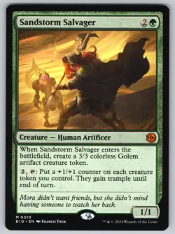 Sandstorm Salvager M Outlaws of Thunder Junction: The Big Score #19 NM Normal - Image 1