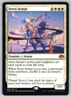 Serra Avatar M Dominaria Remastered #26 NM Normal - Image 1