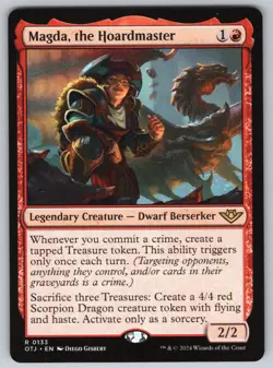 Magda, the Hoardmaster R Outlaws of Thunder Junction #133 NM Normal - Image 1