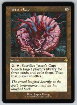 Jester's Cap (Retro Frame) R Dominaria Remastered #381 NM Normal - Image 1