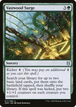 Vastwood Surge U Zendikar Rising #217 NM - Image 1