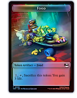 Robot Token (0010) // Food Token (0008) Foil Teenage Mutant Ninja - Image 2