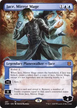 Jace, Mirror Mage (Borderless) M Zendikar Rising #281 NM - Image 1