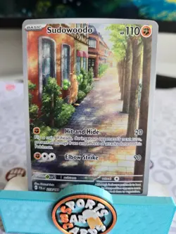 Pokemon TCG Sudowoodo 219/193 Sv02: Paldea Evolved Holo Illustration Rare - Image 1