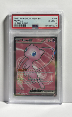 Mew Ex 193 Ultra Rare PSA 10 Pokemon Scarlet & Violet 151 MEW EN - Image 1
