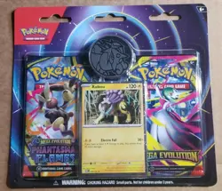 Pokemon TCG Mega Evolution & Phantasmal Flames x2 Blister Pack Raikou Promo Coin - Image 1