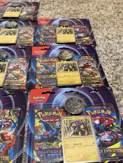 Pokemon TCG Mega Evolution & Phantasmal Flames Raikou 2-Pack Blister Lot Of 10 - Image 5
