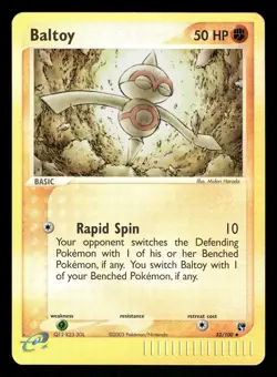 Pokemon Baltoy Uncommon Sandstorm 32/100 LP Reverse Holo - Image 1