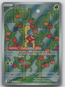 Pokemon Card Shuckle Illustration Rare ME01: Mega Evolution 136/132 - Image 1