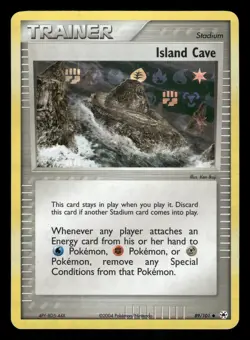 Pokemon Island Cave Uncommon Hidden Legends 89/101 LP Reverse Holo - Image 1