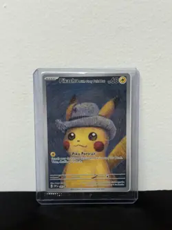 Pokemon Pikachu With Grey Felt Hat Van Gogh SEALED PROMO #085 NM - Image 1