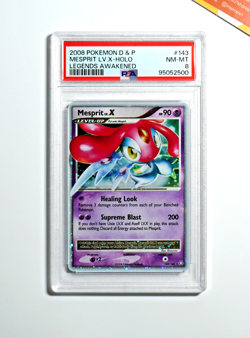 Pokemon PSA 8 Mesprit LV.X #143 Holo Legends Awakened D & P English - Image 1