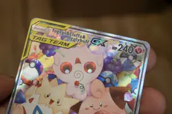 Pokemon Togepi & Cleffa & Igglybuff GX TAG TEAM Full Art Holo Promo 143A/236 MP - Image 3