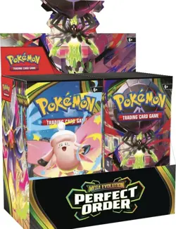 Pokemon TCG Mega Evolution Perfect Order Sealed Booster Box (Pre-Order) - Image 1