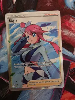 Pokemon Skyla + Poke Kid Bundle Full Art Trainer Shining Fates - Image 2