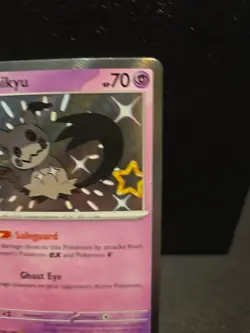 Pokemon TCG Mimikyu 160/091 Shiny Rare Paldean Fates NM - Image 2