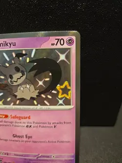 Pokemon TCG Mimikyu 160/091 Shiny Rare Paldean Fates NM - Image 3