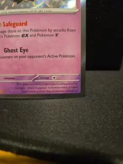 Pokemon TCG Mimikyu 160/091 Shiny Rare Paldean Fates NM - Image 4