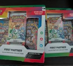 2 Boxes Pokemon TCG First Partner Illustration Collection Series 1 Box Sealed - Image 1