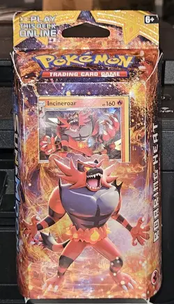 Pokemon Sun and Moon Roaring Heat Theme Deck Incineroar Sealed - Image 1