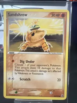 Pokemon TCG Sandshrew 82/113 Delta Species Common NM - Image 1