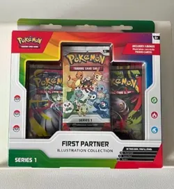 Pokemon TCG First Partner Illustration Collection Series 1 Box Sealed Free Ship - Image 1