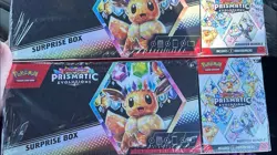 Pokemon Prismatic Evolutions Surprise Box And Booster Bundle Sealed (2-packs) - Image 1
