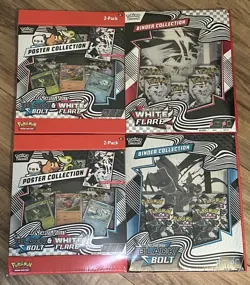 Pokemon - White Flare Black Bolt Poster And Binder Set Sams Club Ships Fast - Image 2