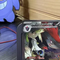 Pokemon TCG - N's Zoroark ex 185/159 SIR SV: Journey Together - Image 2