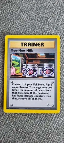 Moo-Moo Milk - Pokemon TCG - MP - Common - Neo Genesis 101/111 - Image 1