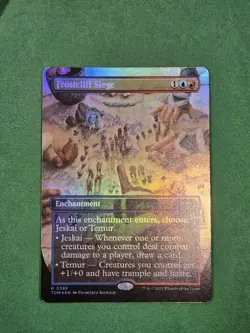 MTG Frostcliff Siege (Borderless) Dragonstorm #0385 FOIL - Image 3
