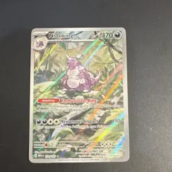 Pokemon TCG Nidoking Illustration Rare Holo 174/165 Scarlet & Violet 151 170 HP - Image 1