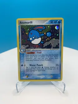 Pokemon TCG Azumarill Holo Rare 1/109 Team Rockets Return 2004 *NEAR MINT* - Image 1