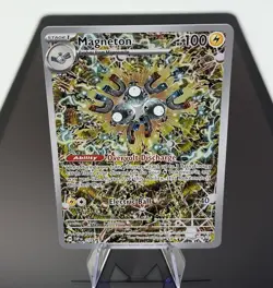 Pokemon TCG Scarlet & Violet Surging Sparks Magneton #159 ETB Promo - Image 1