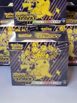 Pokemon Surging Sparks ETB (Elite Trainer Box) | BuyAny2ShipFree - Image 1