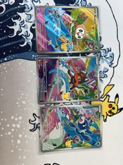 Pokemon TCG First Partner Illustration Rares Rowlet Litten Popplio 043 044 045 - Image 1