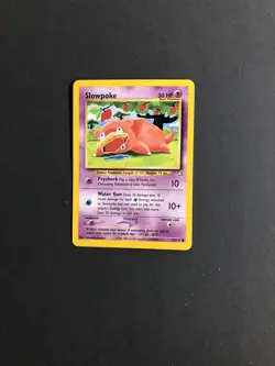 Pokemon TCG Slowpoke Neo Genesis 73 Regular Unlimited Common - Image 1