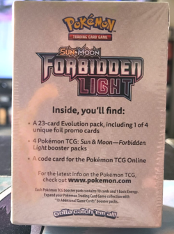 Pokemon Sun & Moon Forbidden Light Build & Battle New/Sealed - 4 Boosters, Promo - Image 2
