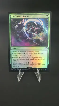 Tifa's Limit Break Final Fantasy Foil Magic MTG - Image 1