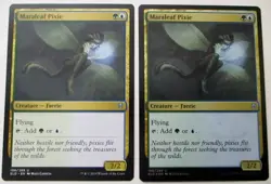 MTG Maraleaf Pixie Throne Of Eldraine Foil & Non Foil Magic The Gathering x2 - Image 1