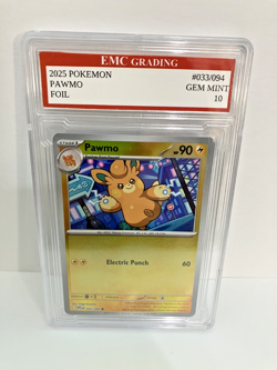 PAWMO FOIL 033/094 Pokemon 2025 Card GRADED 10 TCG CCG - Image 1
