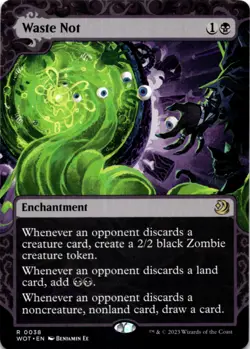MTG Waste Not Wilds of Eldraine: Enchanting Tales NM R Magic - Image 1