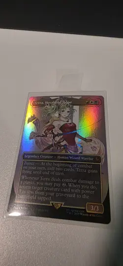 Terra, Herald of Hope (Borderless) Commander: Final Fantasy Foil 204 - Image 1
