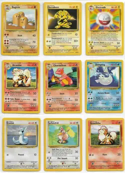 Lot of 72 different 1999 Pokemon cards NM-MT+ All Pictured Front and Back - Image 1